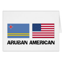 Aruban American cards by flagshirt Aruban American cards