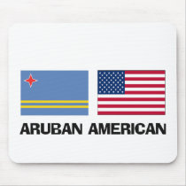 Aruban American mousepads by flagshirt Aruban American mousepads