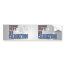 Aruban and a Champion Bumper Sticker