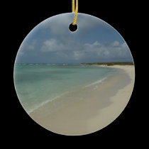 Aruban Beach Ornament ornaments