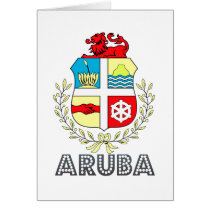 Aruban Emblem Greeting Card