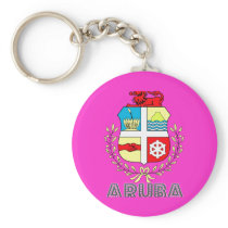 Aruban Emblem Key Chains