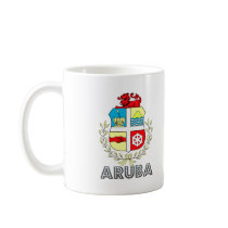 Aruban Emblem Coffee Mugs