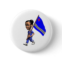 Aruban Girl buttons by worldtees Aruban Girl buttons