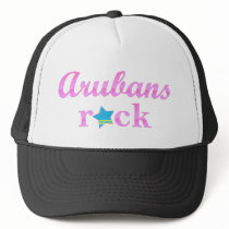 Arubans Rock - Cute Pink Trucker Hat