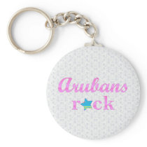 Arubans Rock - Cute Pink Key Chains