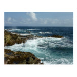 Aruba's Rocky Coast Blue Ocean Postcard