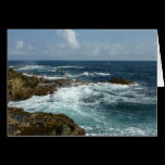 Aruba's Rocky Coast Card