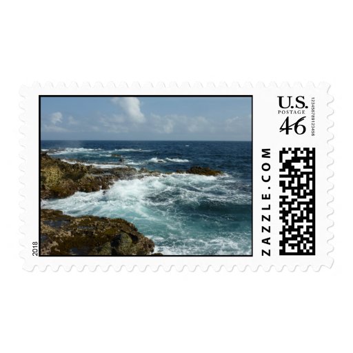Aruba's Rocky Coast Stamps