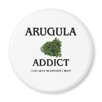 Arugula Addict Refrigerator Magnet