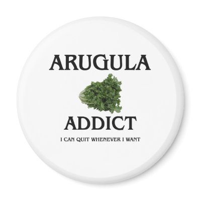 Arugula Addict Refrigerator Magnet by foodshirts