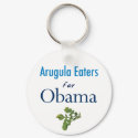 Arugula Eaters for Obama Keychain