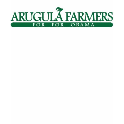 Arugula Farmers For For Obama Tshirt by rocketjuice