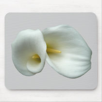 Arum White Lilies Mousepad