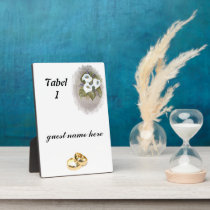 Arums bouquet placeholder photo plaque