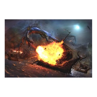 Arx Draconis Under Attack print