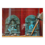 Arya Tara and Lord Buddha, Bodha, Nepal cards