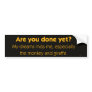 AS-007RU done Bumper Sticker