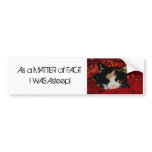 As a MATTER of FACT I WAS Asleep! Bumper Stickers