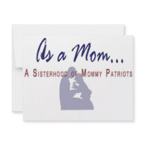 As A Mom Product invitations