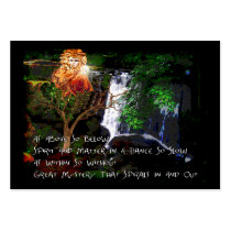 As Above So Below business cards