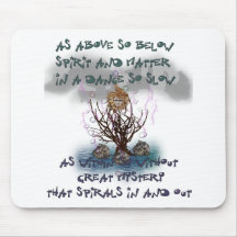 As Above So Below Mouse Pads