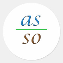 as above so below sticker