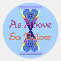 As Above So Below Sticker