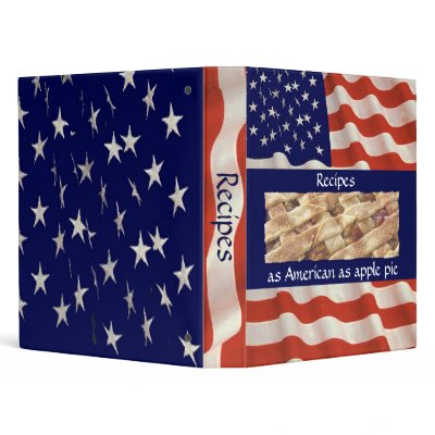 as American as apple pie Vinyl Binder by joannascreations