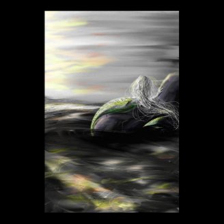 As Day Begins: Silver Mermaid Posters