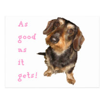 As Good as it gets Blue Postcard