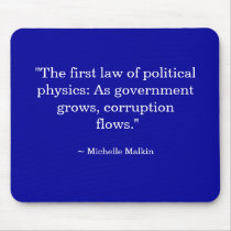 As government grows, corruption flows. mousepads