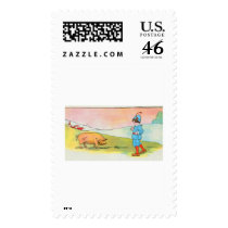 As I went to Bonner, I met a pig Postage