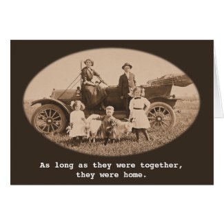 As long as they were together Vintage Photo Cards
