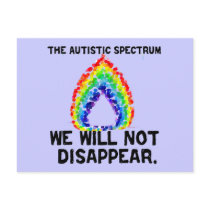 AS: Not Disappear Postcard