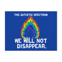 AS: Not Disappear Postcard