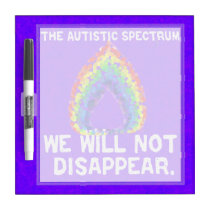 AS Not Disappear Small Dry Erase Board