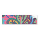 "As One" Abstract Art bumper stickers