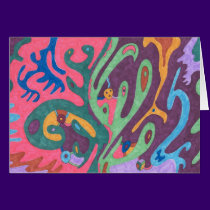 "As One" Abstract Art cards