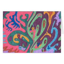 "As One" Abstract Art cards by RLMdesignes "As One" Abstract Art cards