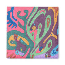 "As One" Abstract Art magnets by RLMdesignes "As One" Abstract Art magnets