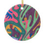 "As One" Abstract Art Christmas Tree Ornament