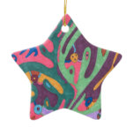 "As One" Abstract Art Christmas Ornament