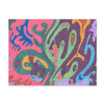 "As One" Abstract Art Post Cards