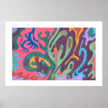"As One" Abstract Art Poster