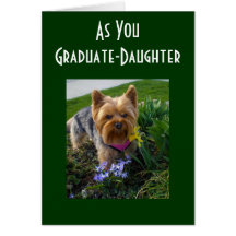 AS OUR DAUGHTER GRADUATES CARDS