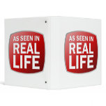 As Seen in Real Life Vinyl Binder