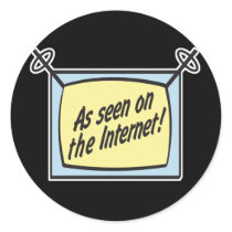 as seen on the internet stickers by geekme as seen on the internet stickers
