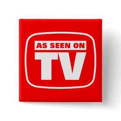 As Seen on TV button