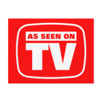 As Seen on TV Postcard